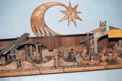 presepe in legno